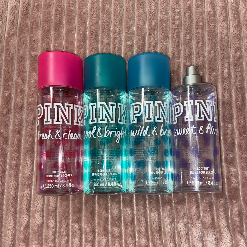 VS PINK body sprays